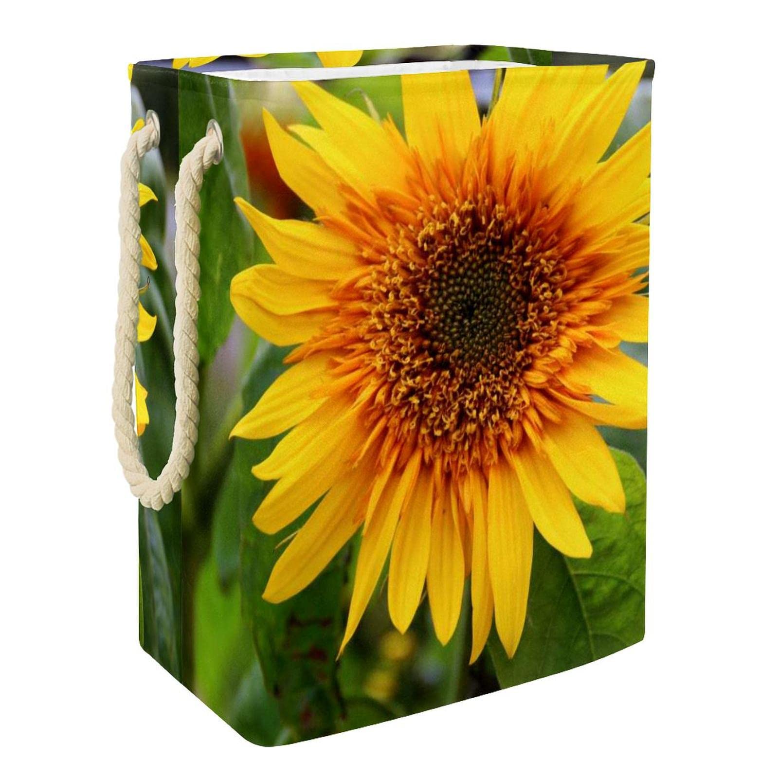 Panier à linge tournesol idéal pour le dortoir et la salle de bain