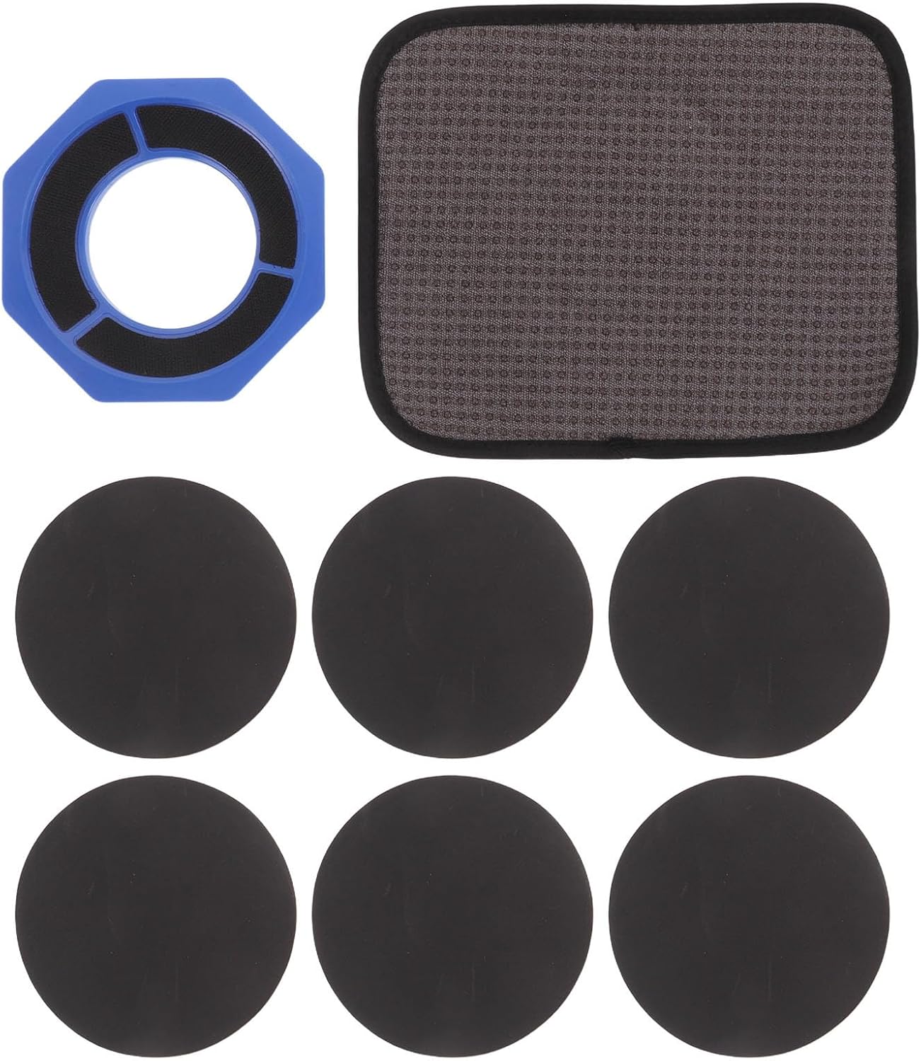 1 Set Bowling Ball Stand Kit, Bowling Ball Polishing Sanding Pads Kit for Easy Surface Prep and Restoration, Non Slip Cradle Base with Hand Towel for Restoration