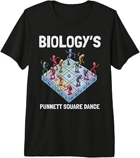 Biology punnett square dance Genetics Premium T-Shirt