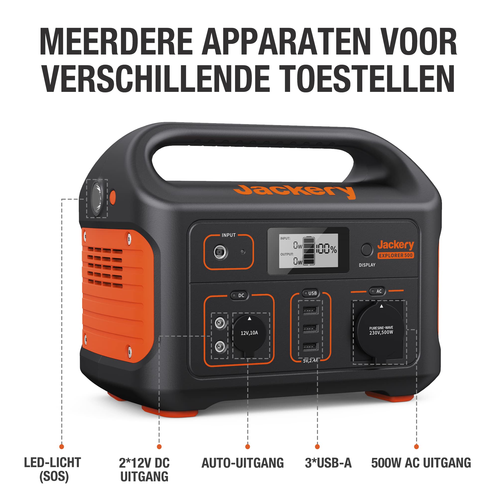 Jackery Explorer 500 tragbares powerstation Kraftwerk Generator Jackery Explorer 500 tragbares powerstation Kraftwerk Generator