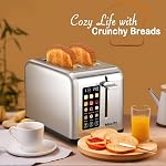 Mecity 2 Slice Electric Toaster Touch Screen Control