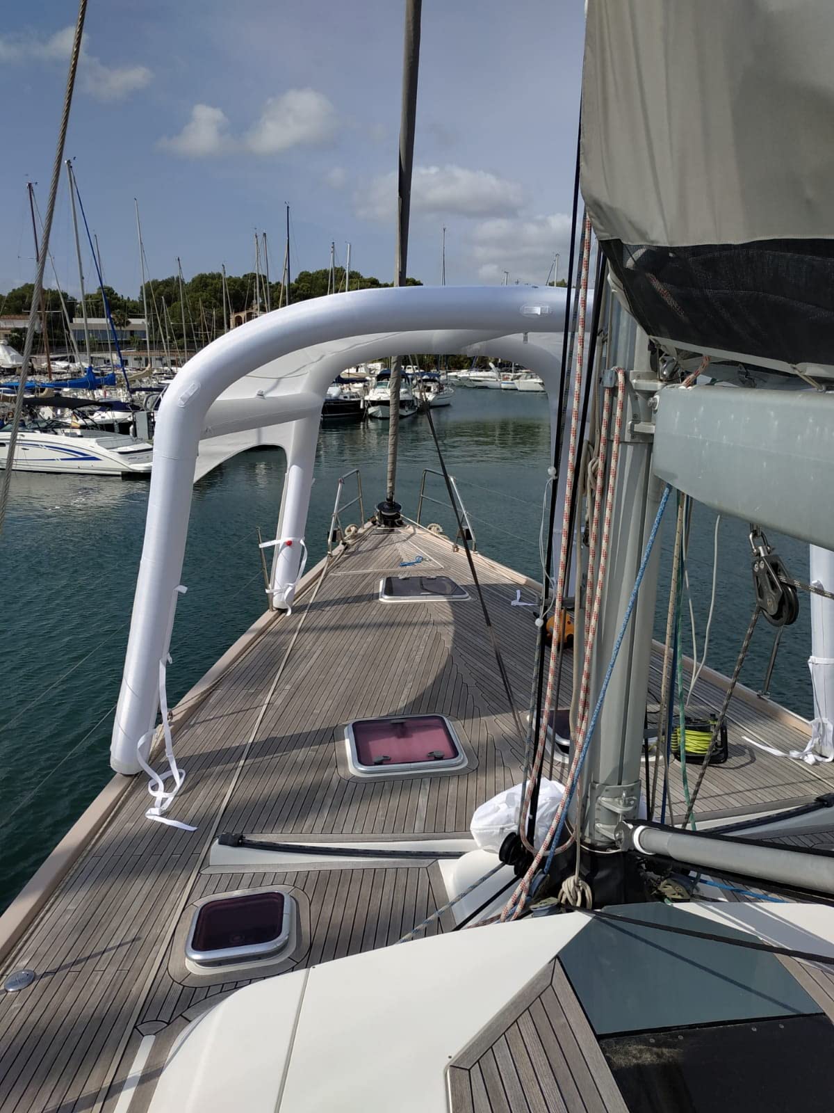 Bimini Tente de Parasol Gonflable pour Le Bateau Decktent (M)