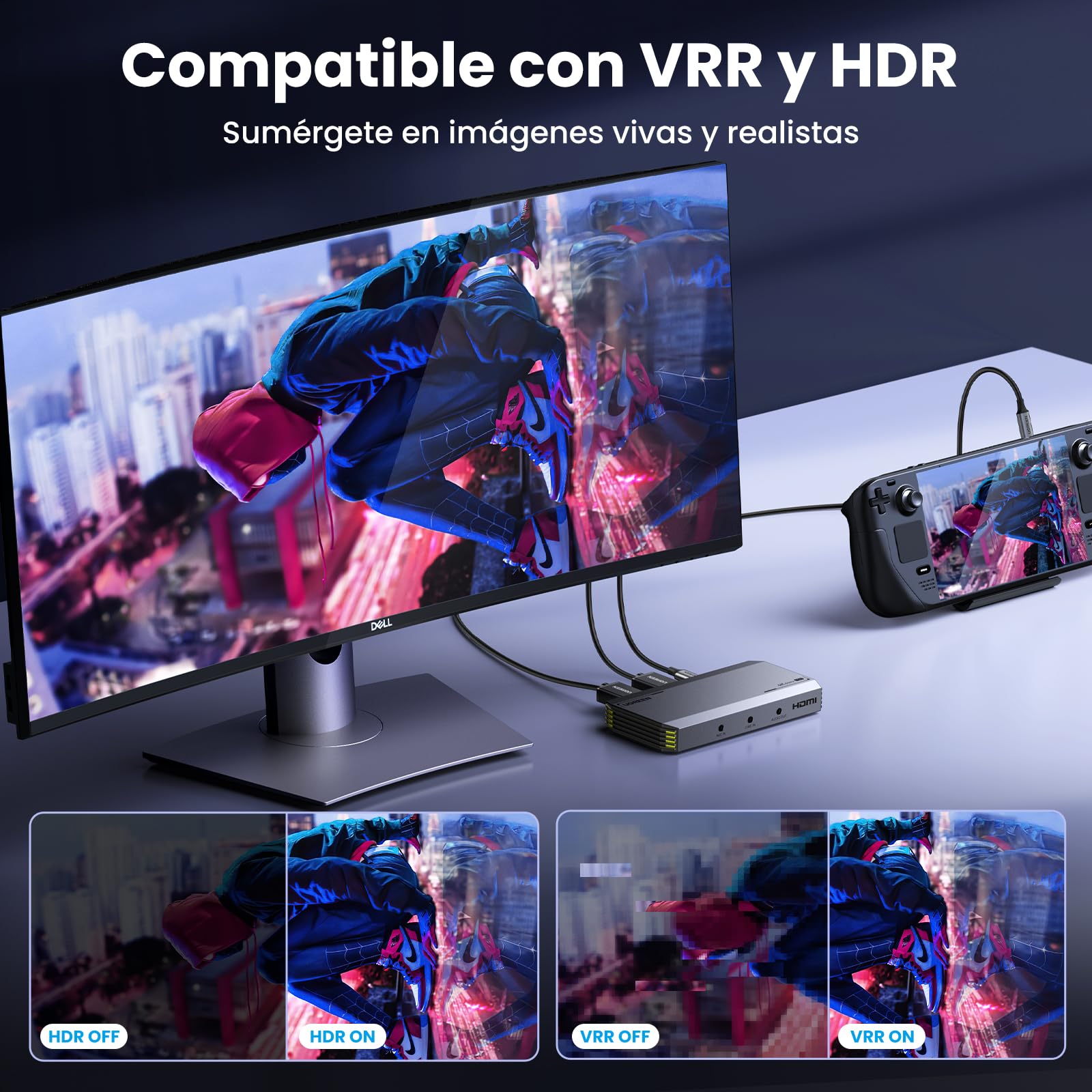 UGREEN Cavo HDMI 2.1 8K Certificato e Scheda di Acquisizione Video HDMI USB 3.0 4K