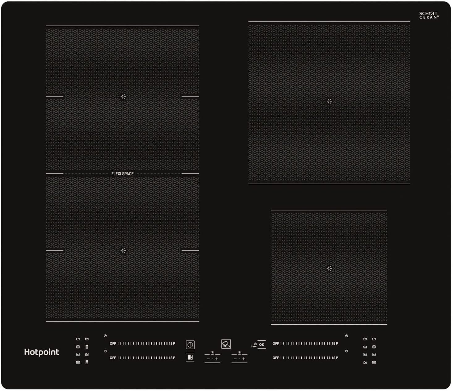 Hotpoint Induction TS 5760F NE Hob - Black