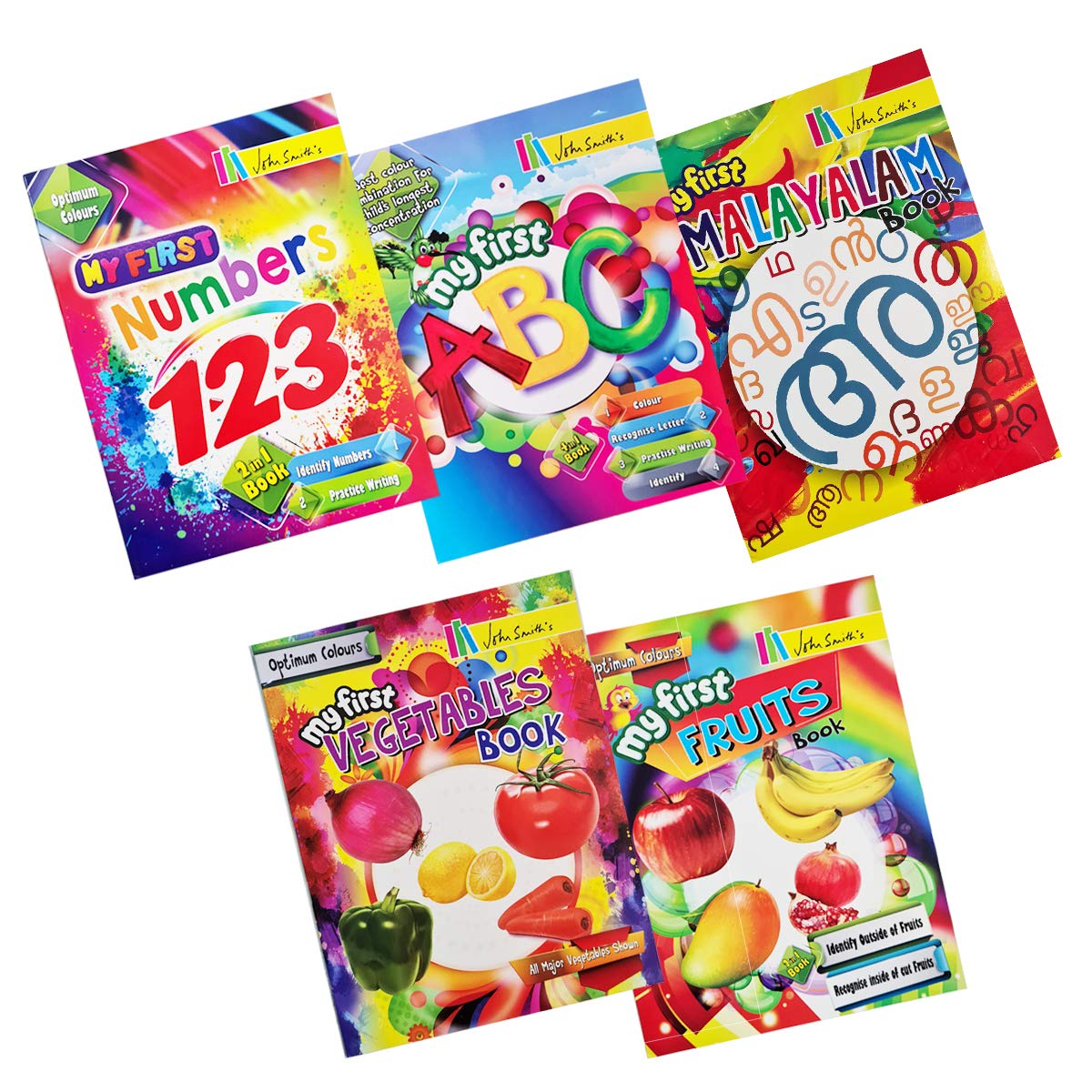 Buy John Smith's Kids Early learning Book set Set of 5 . Consists of