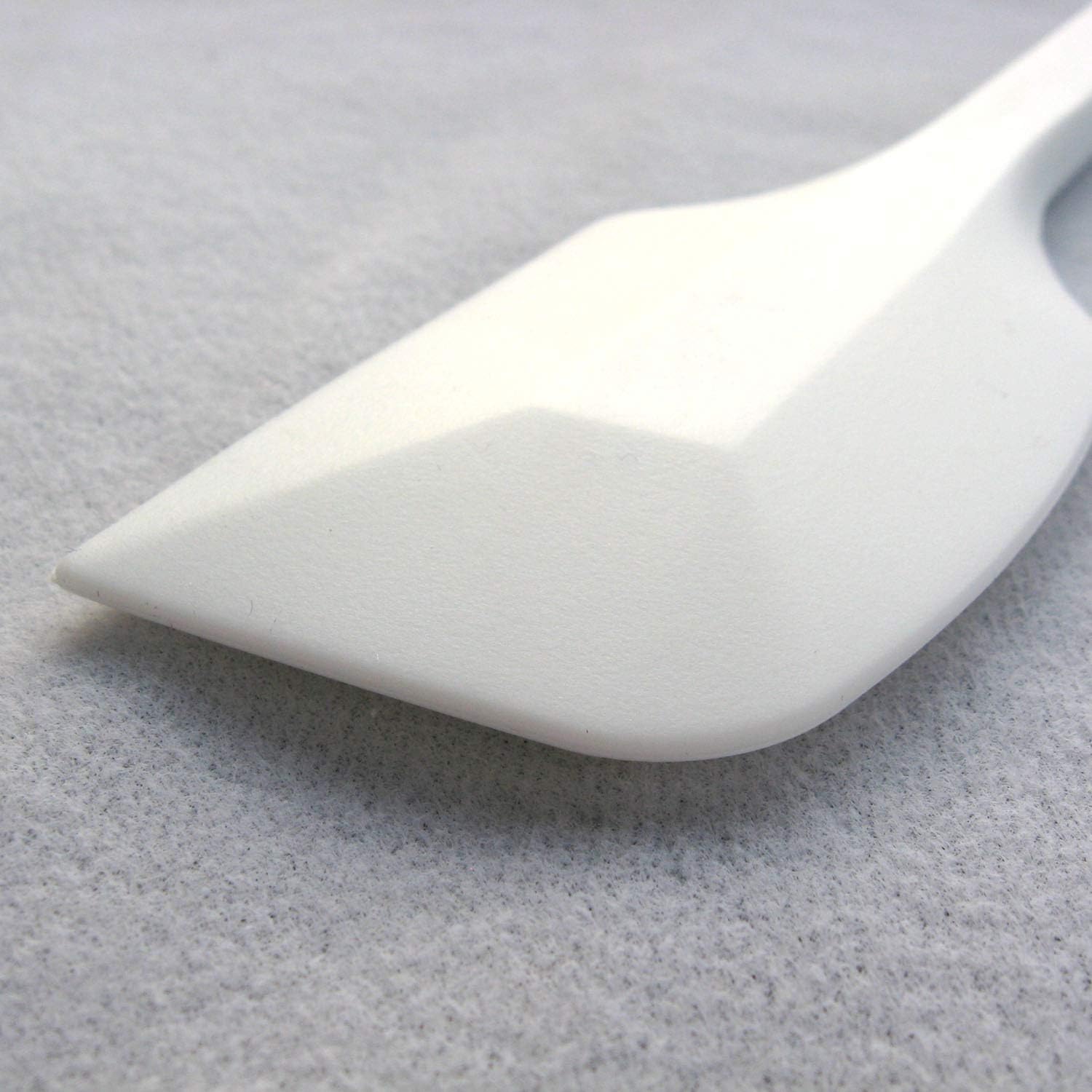 Nagao Tsubamesanjo Silicone Heat Resistant Rubber Spatula, Large, Small, Set of 2, White, One-Piece Mold, Cooking, Confectionery, Made in Japan