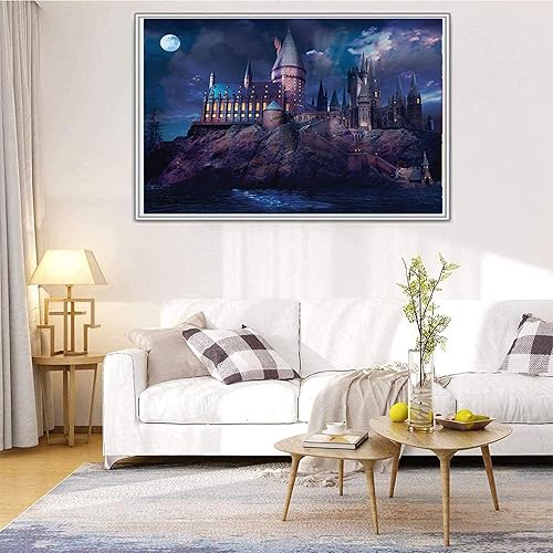 Miniatura 2 de Rompecabezas para adultos 1000 piezas niños niñas, Academia mágica, regalo de descompresión educativa intelectiva, diversión interesante juego