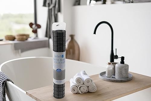 Miniatura 7 de Splash Home Axess - Tapete para bañera antideslizante, con 112 ventosas y agujeros de drenaje, tapete de baño para bañera, 27.6 pulgadas de largo x