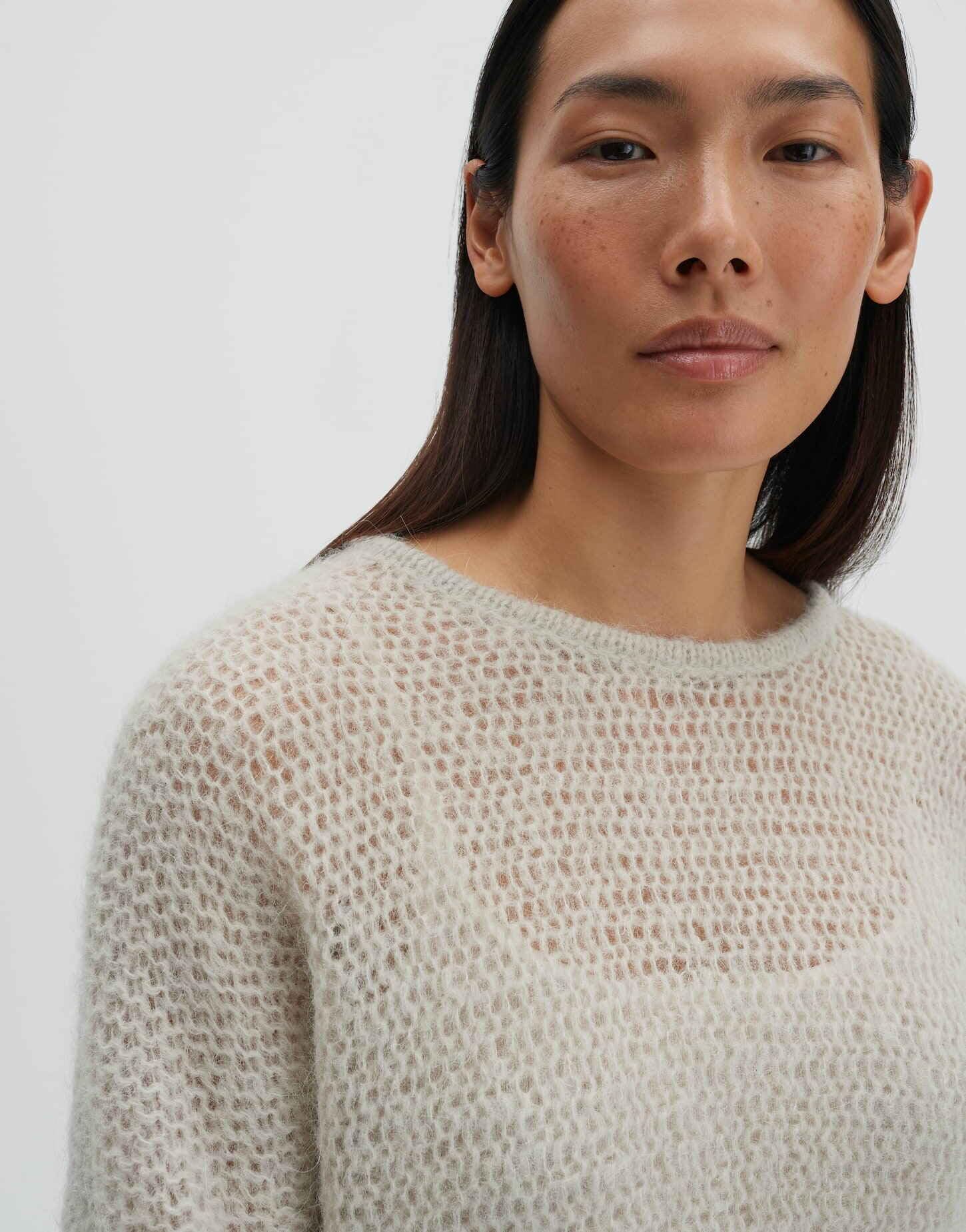 someday Damen Pullover | Pullover aus locker gestrickten Alpaka Mix Loose Fit