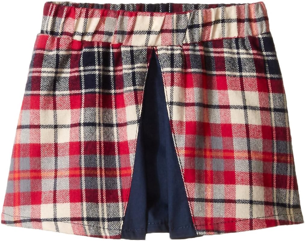 Andy & Evan Baby-Girls Infant Hot Pink and Navy Plaid Skirt