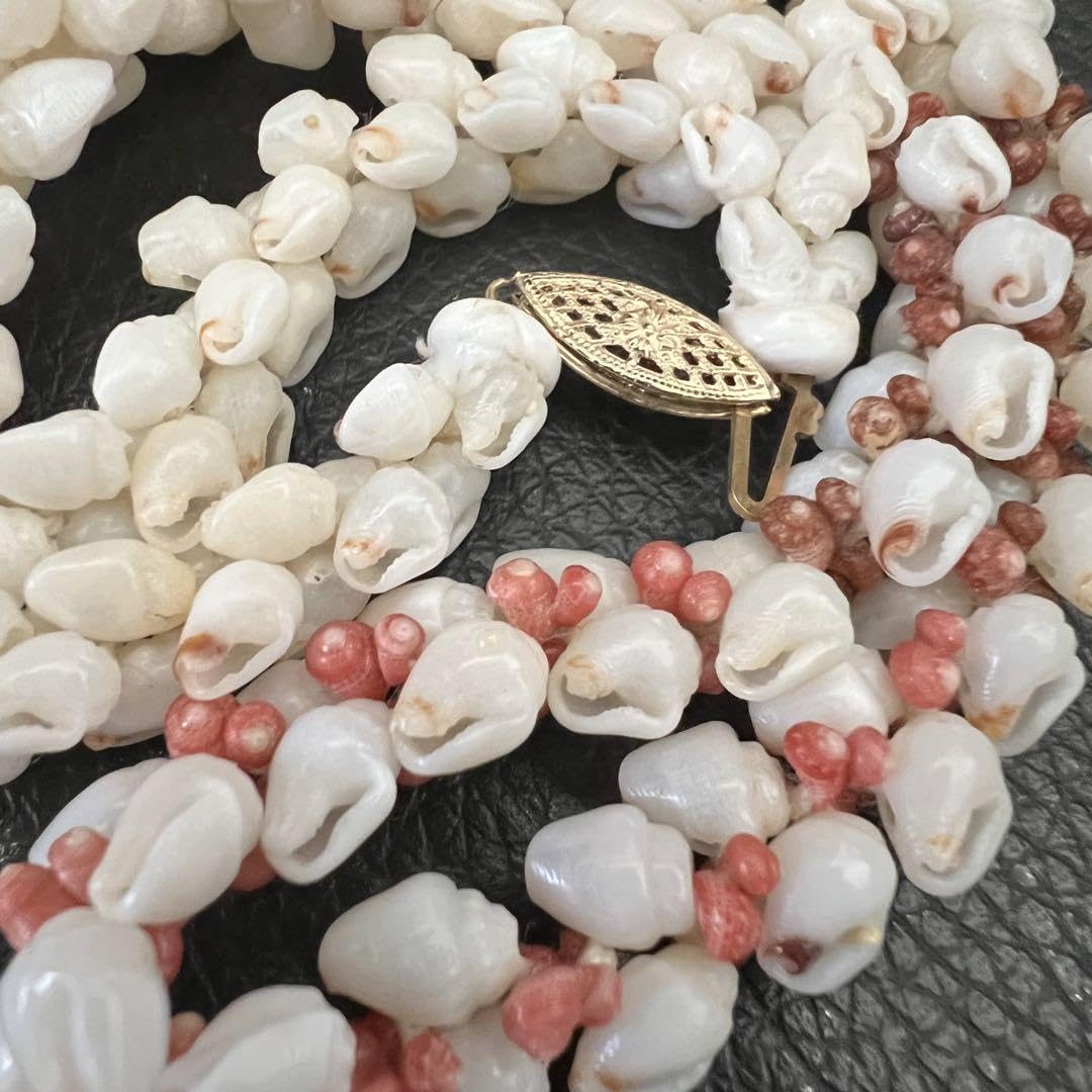 ニイハウシェルのピアスとネックレス ニイハウシェルアクセサリー カスタムオーダー | NANAMUA