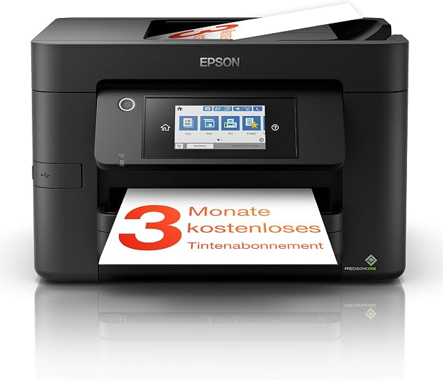 Epson Workforce Pro WF-4820DWF A4 kabelloser Multifunktionstintenstrahldrucker