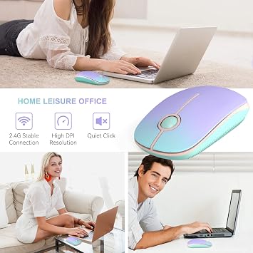 WXSB06 Wireless Bluetooth 5.0 Mouse, Ultra-thin, Silent