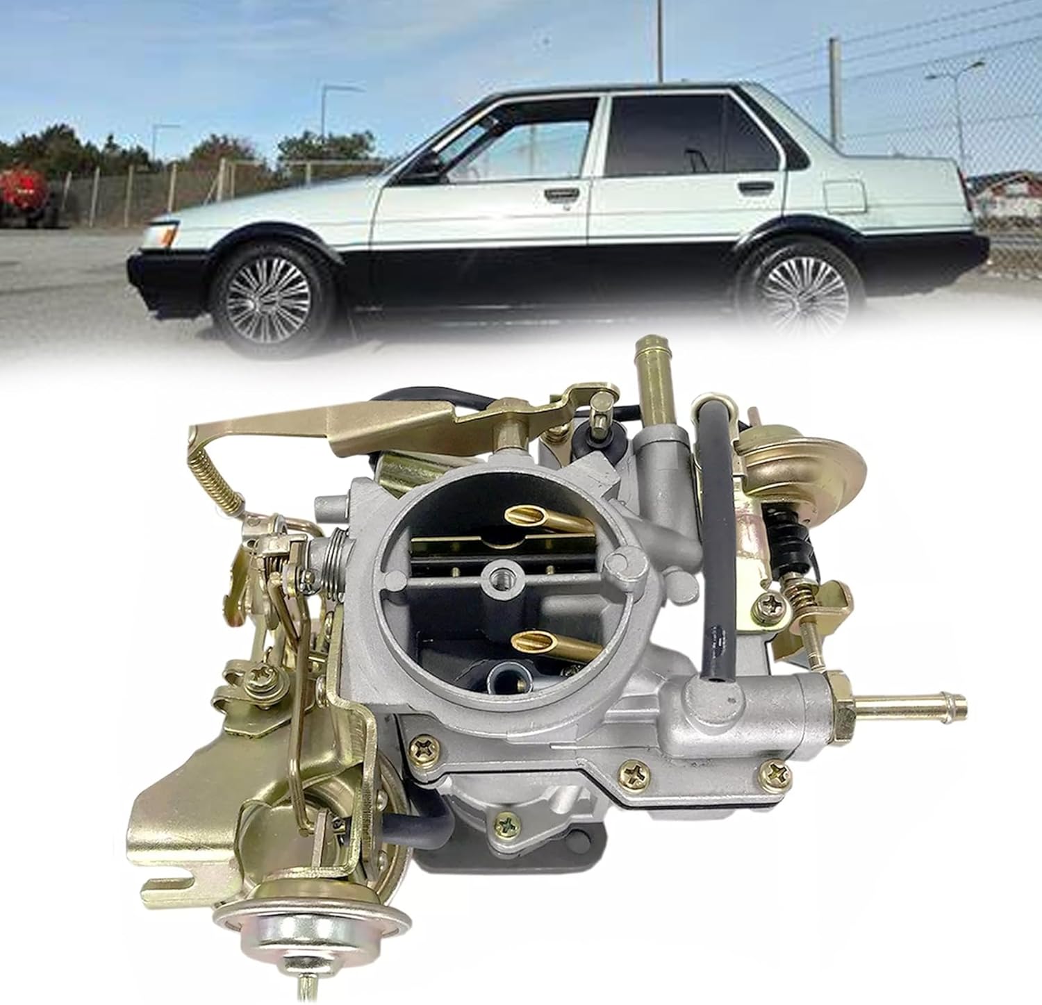 munirater 21100-11190 Carb Carburetor Replacement for Tercel Corsa Starlet 1984-1990 Corolla (EE80) 1984-1987