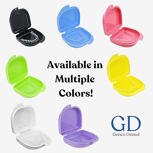 Miniatura 6 de Estuche de retención con orificios de ventilación - Contenedor de ortodoncia para sujetar retenedores, alineador, protector nocturnoprotector bucal.