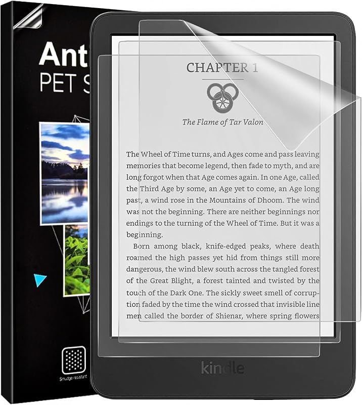 TiMOVO 3 Pack Screen Protector for 6" Kindle 11th/10th Generation 2024/2022