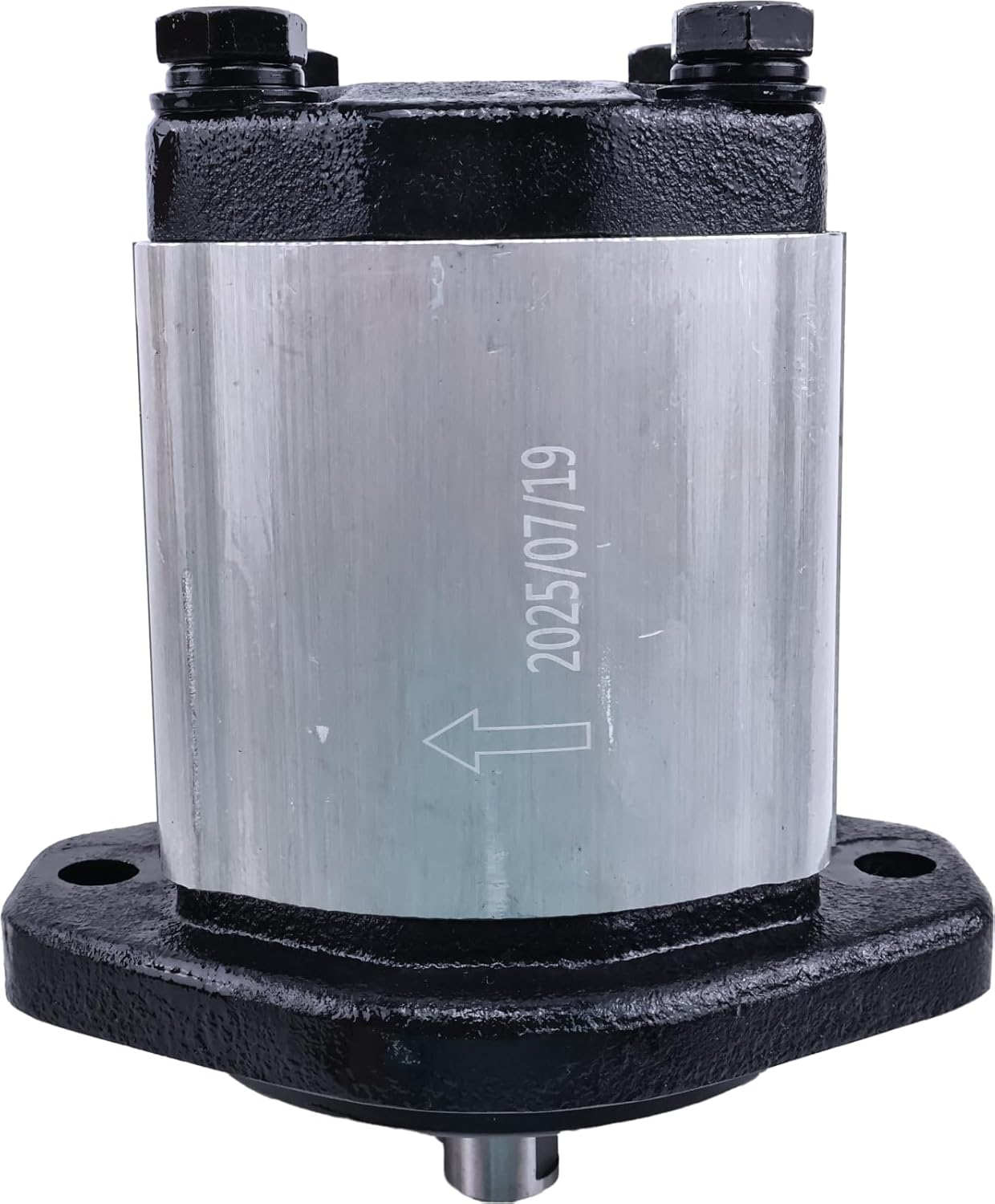 Solarhome Hydraulic Gear Pump CI58K-A02-122L Compatible with 5/8" Straight Keyed Inches SAE A-2 Bolts 3-15 GPM Outlet Port SAE 10 Inlet Port SAE 12 3600 PSI