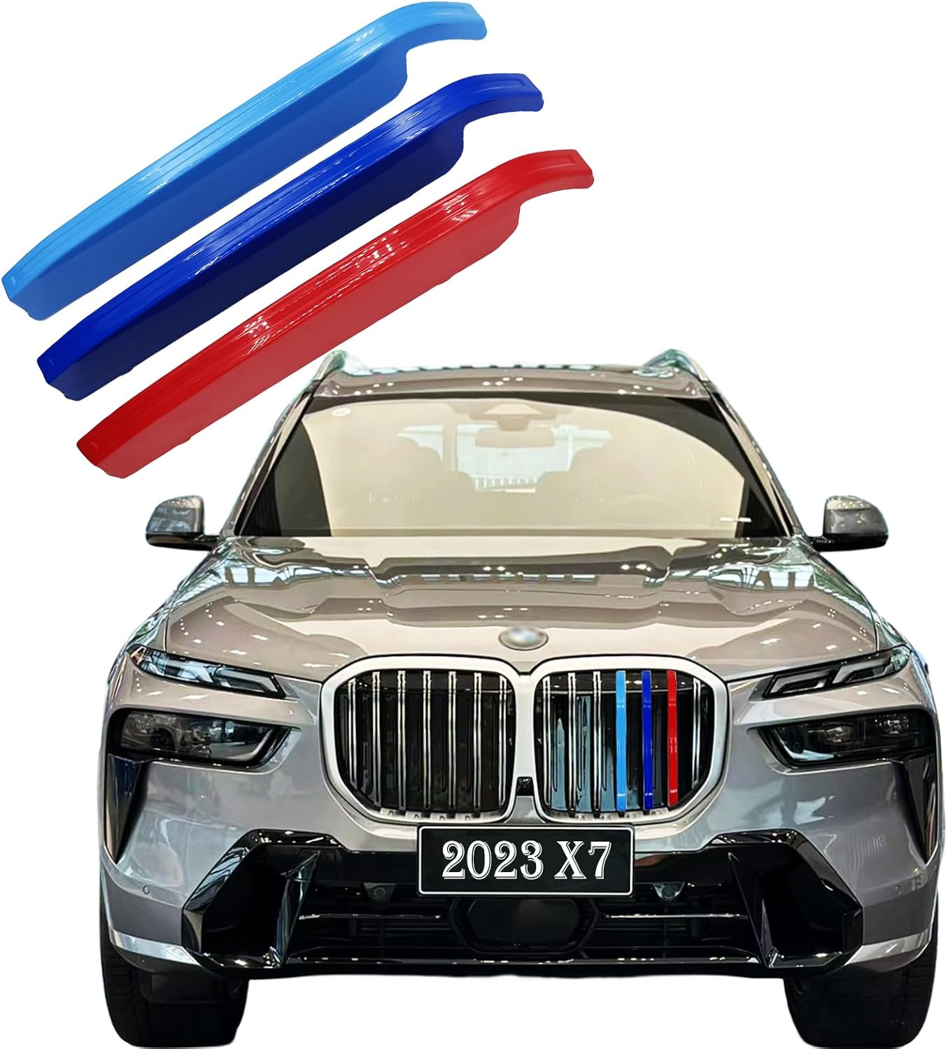 Amazon.com: Automotive Grille Inserts for BMW X7 2023,Front Grill ...