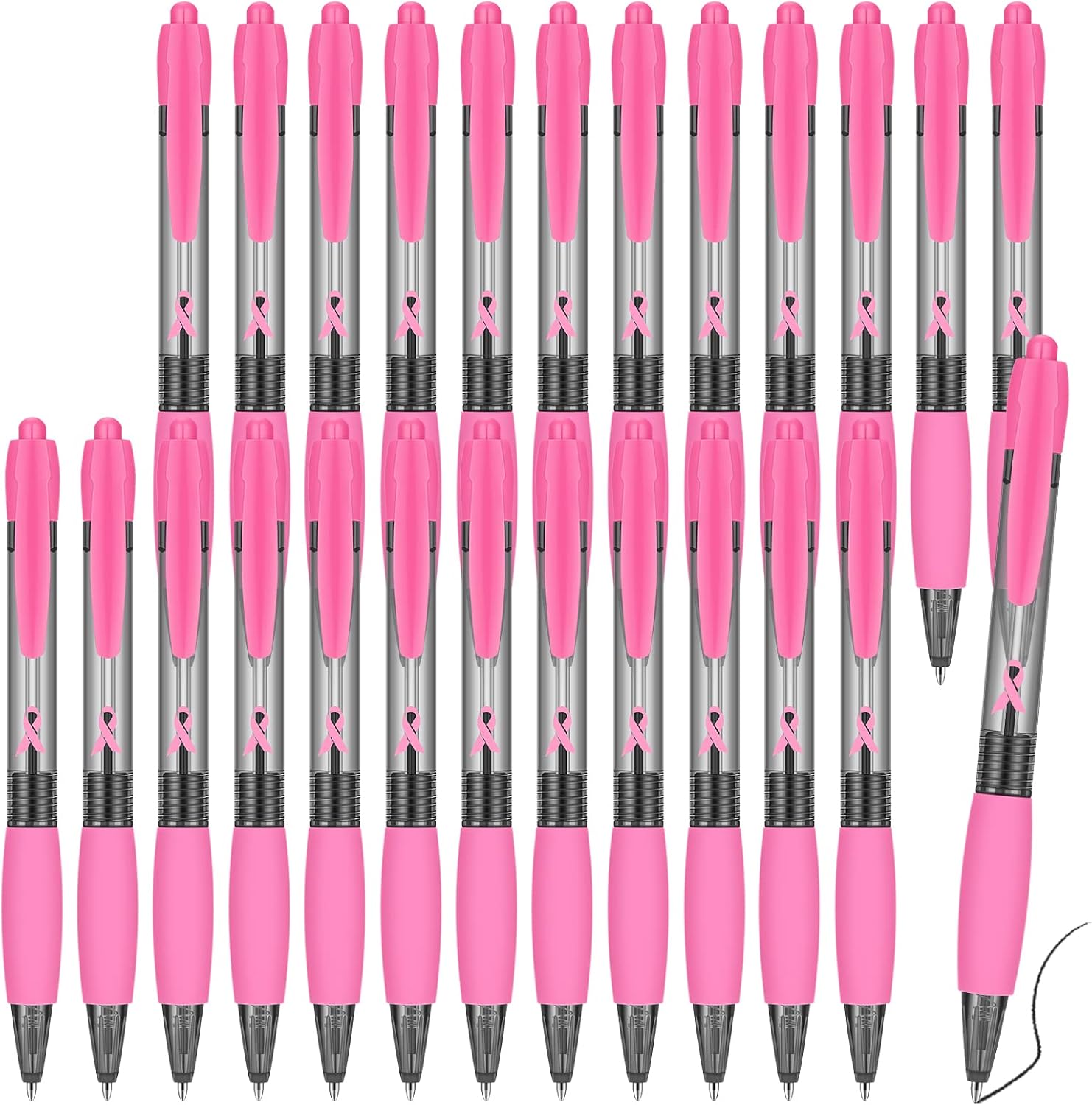 Geosar 24 Pcs Breast Cancer Awareness Ribbon Pen France Ubuy