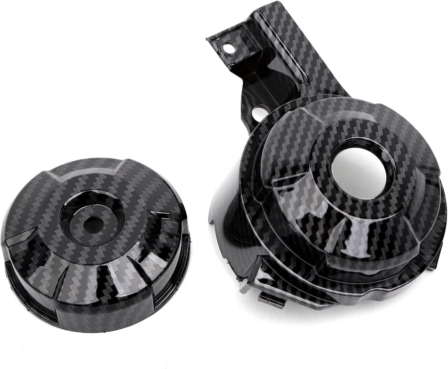 Mokuo Motorcycle Carbon Fibre Round Lock Cover Fit For Honda Grom Msx125 SF 2013-2016 Fairings Kit Parts