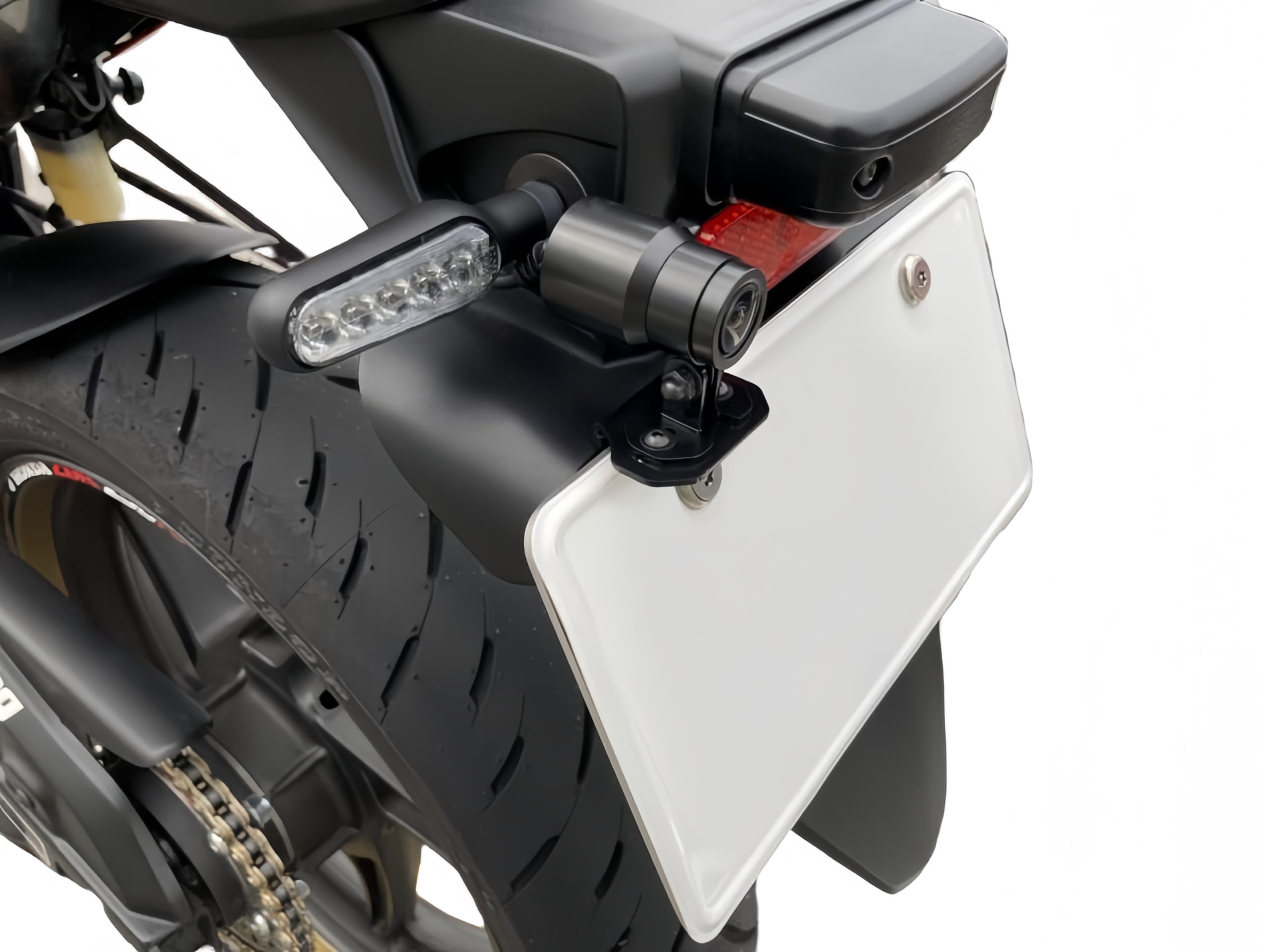 KEIYO バイク用ドライブレコーダー　　　　　　箱無し　ナンバーステー付き KEIYO バイク用ドライブレコーダー 箱無し ナンバーステー付き