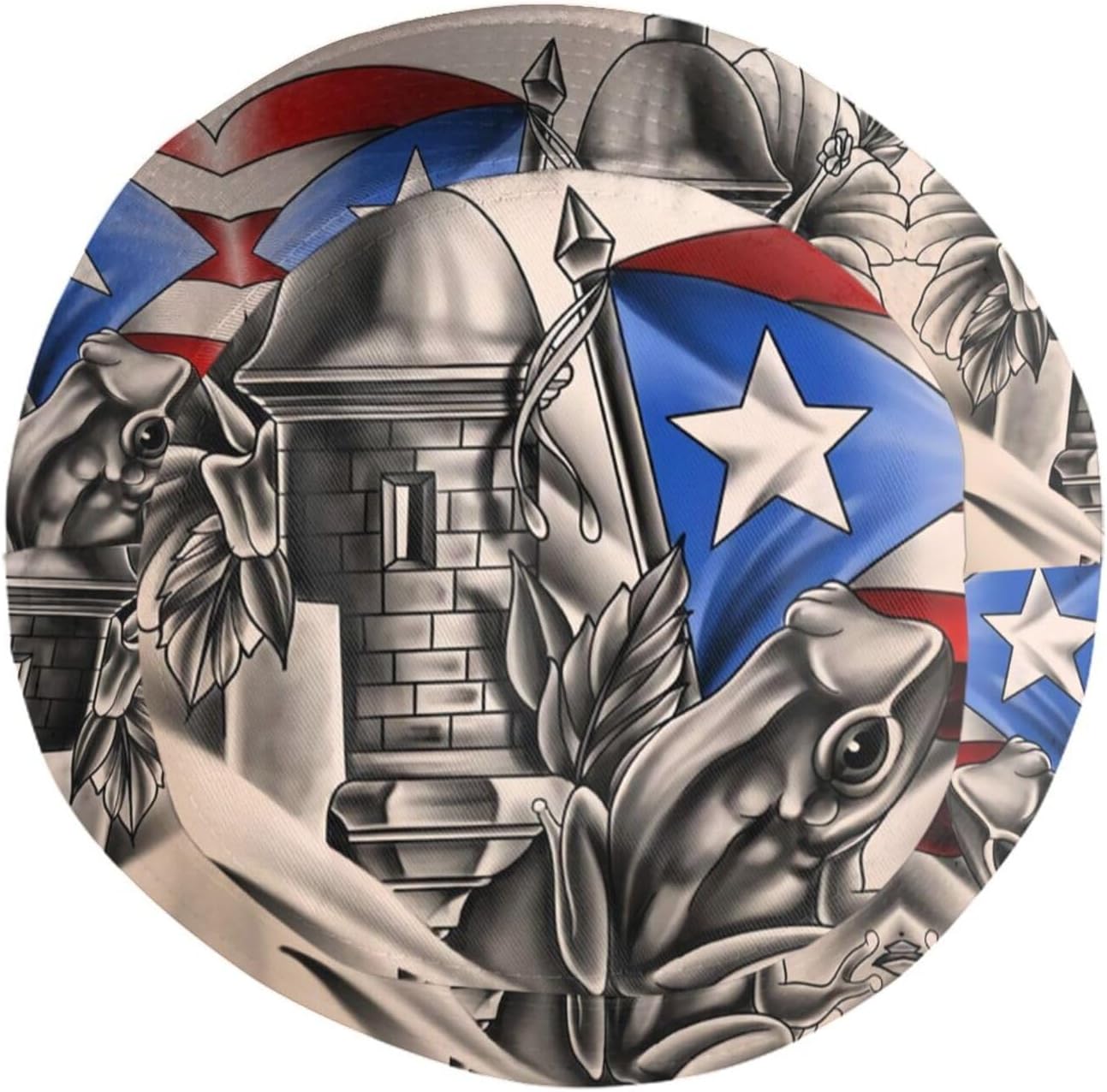 Funny Flag Bucket Hat Fashion Sun Cap Outdoor Packable Fisherman Hat for Women Men Boys Girls Travel Hat - Image 4