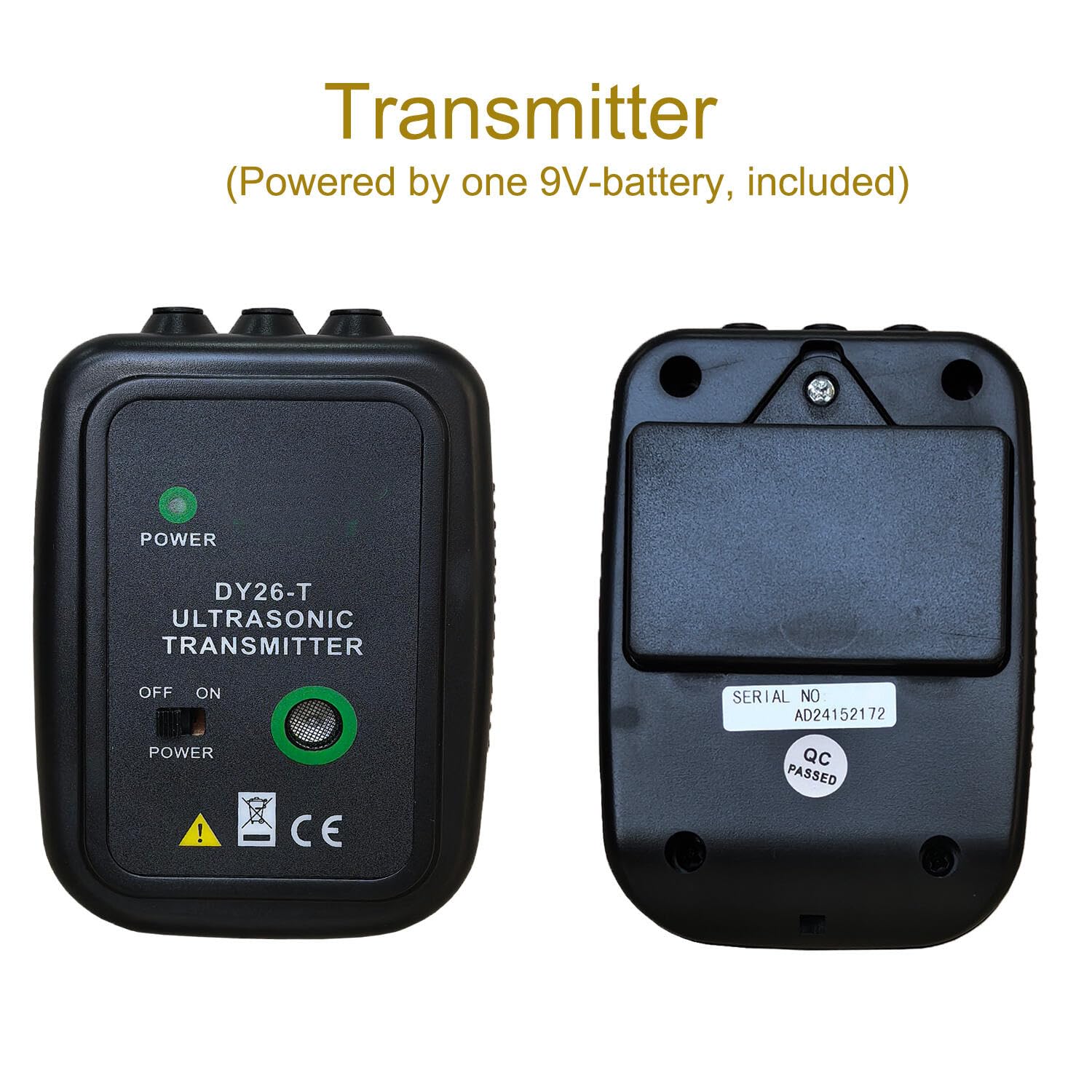 Professional Ultrasonic Leak Detector Kit for Industrial Use/Automotive | 38-42kHz Frequency Range Detection with Sound & Light Alerts | Air, Gas & Vacuum Leaks in Pipes, Tanks, Cars Finder