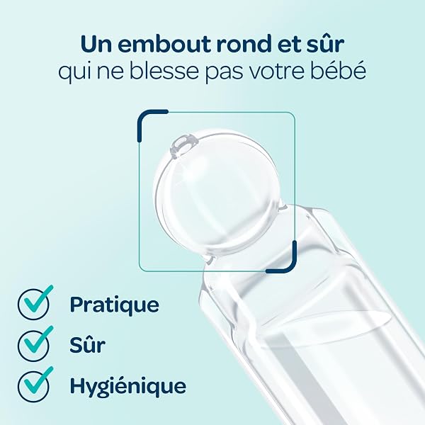 BIOLANE - Sérum Physiologique - Bébé - Nettoie le nez et les yeux - Dès la naissance - Embout rond sécurité - 30 Unidoses - Fabriqué en France - 3