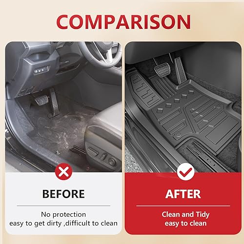 Miniatura 8 de Xipoo Tapete de carga compatible con Toyota RAV4 2019-2023, protector de asiento trasero de repuesto para accesorios Toyota RAV4 2019-2023 (se