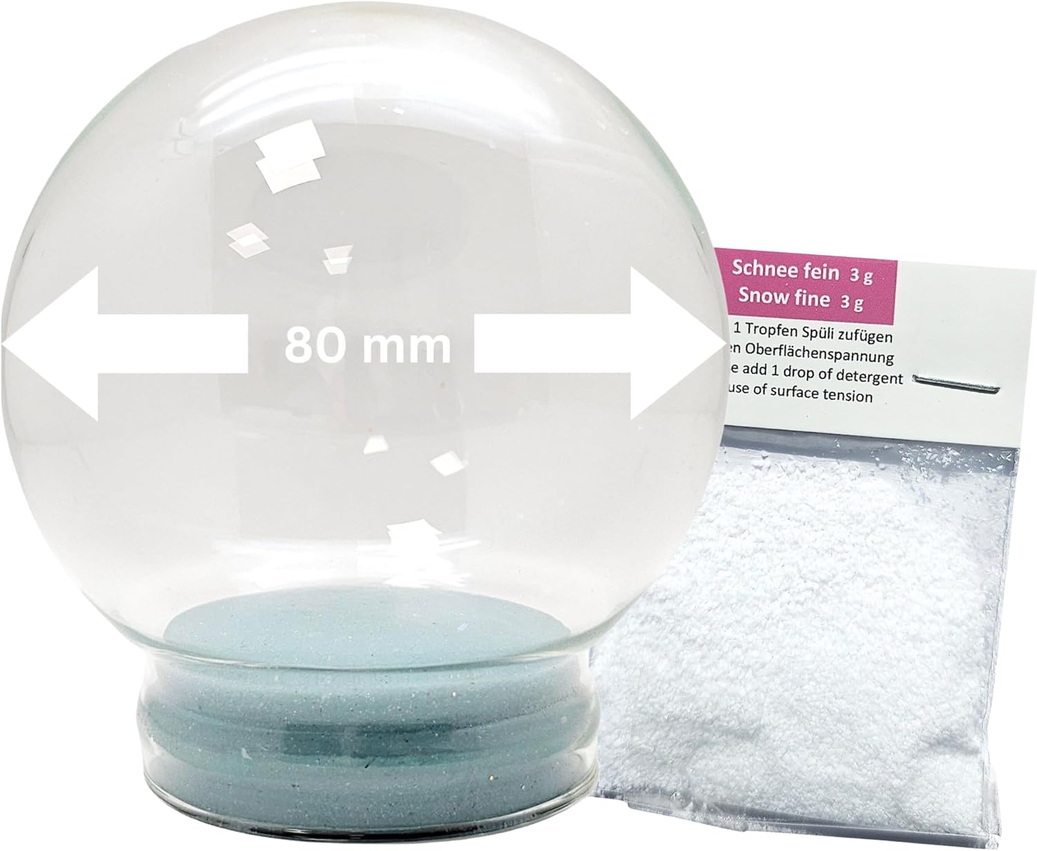 Snowglobe for you 40003 Do It Yourself (DIY) Replacement Glass Dia 3.2 inch