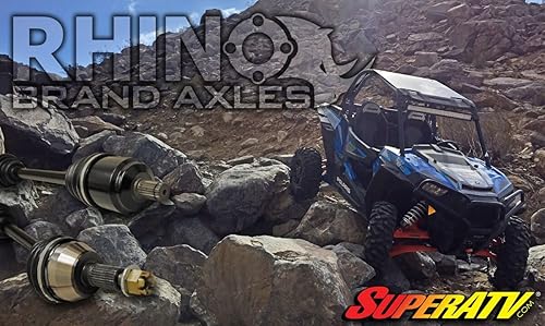 Miniatura 6 de SuperATV Polaris RZR 1000 ejes, longitud estándar, marca Rhino, resistente, único trasero