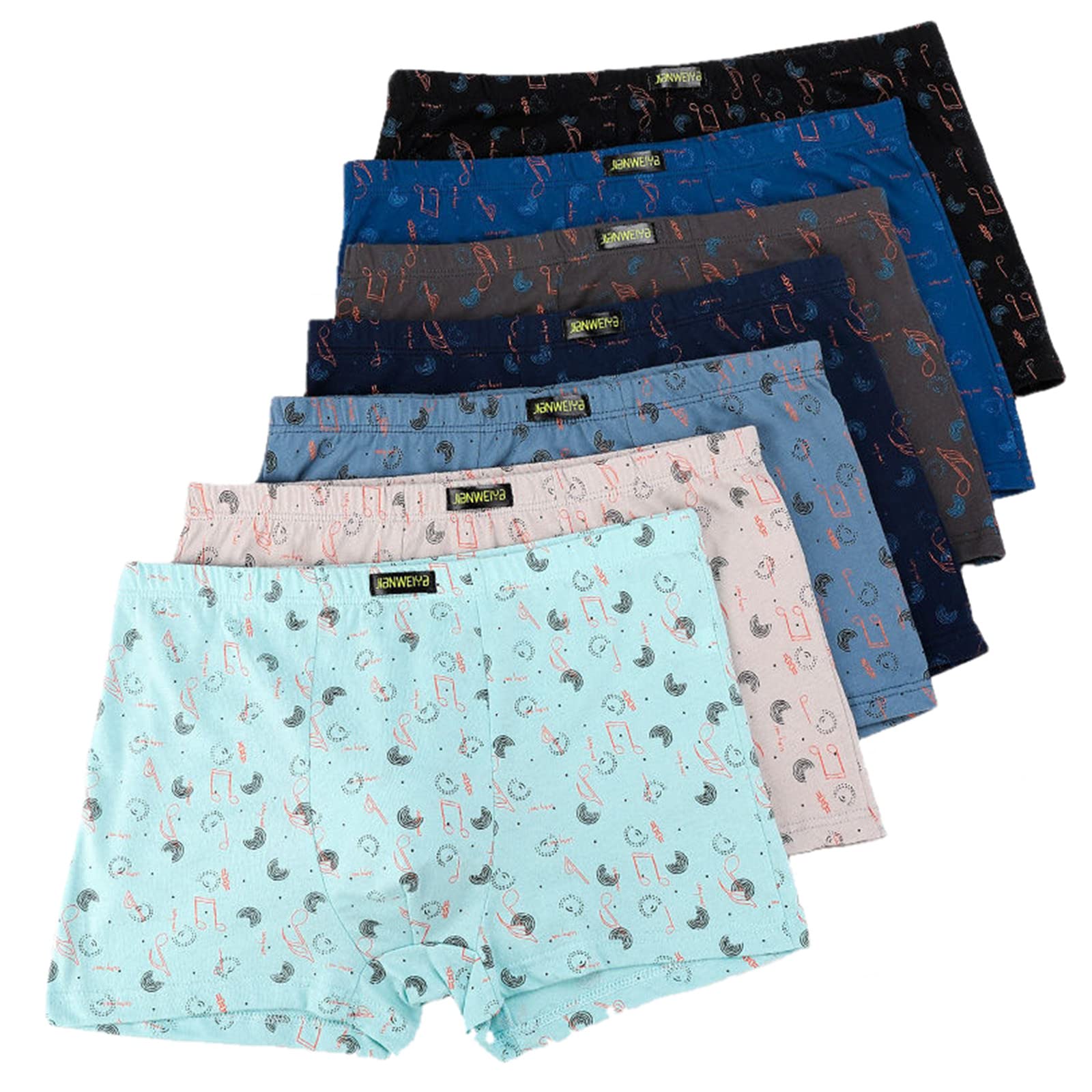 Mutande Uomo 2 PCS / 3 Pz / 4 Pz / 5Pcs Plus Size L-8Xl Boxer Maschili Sciolti