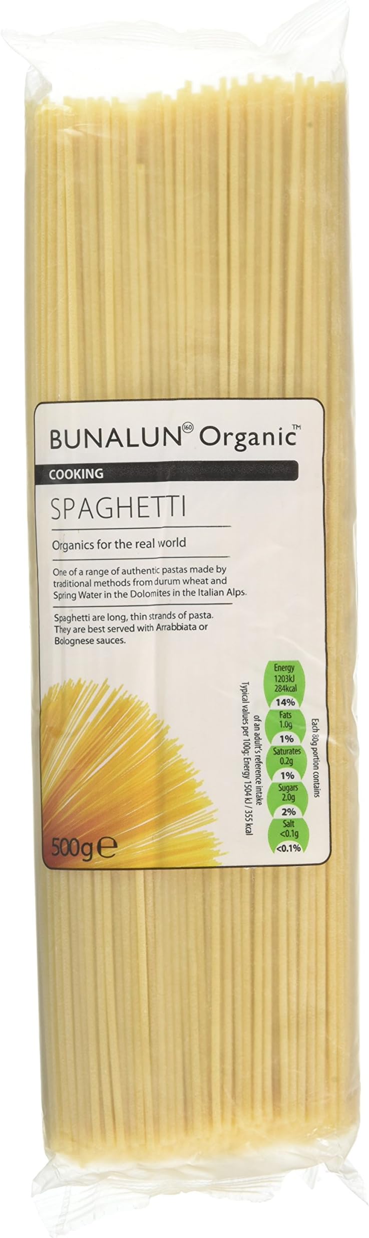 Bunalun Organic Spaghetti