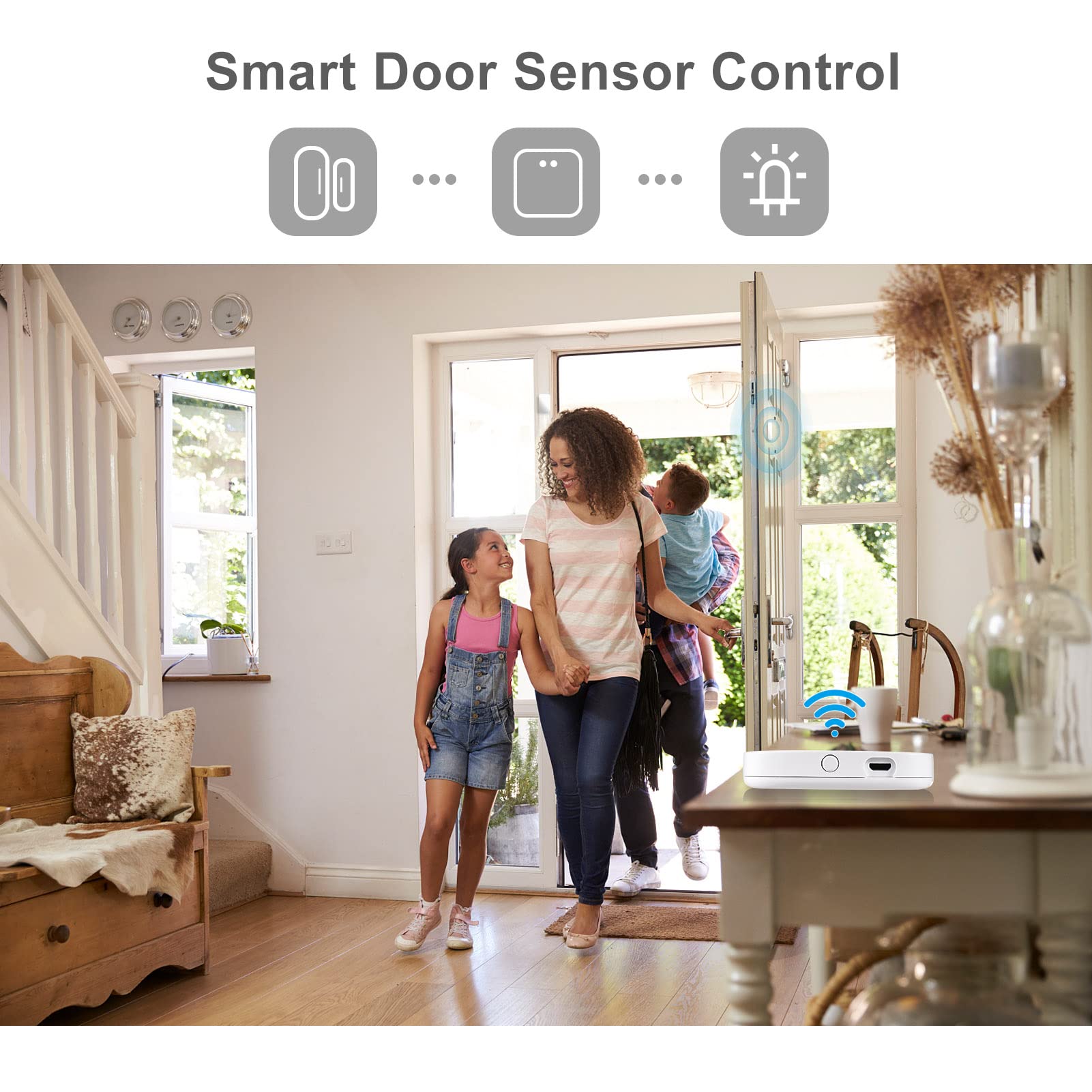 COMETX Zigbee Passerelle 3.0 sans fil Smart Home Bridge Support SmartLife Tuya App Télécommande WiFi Protocole Fonctionne avec la maison