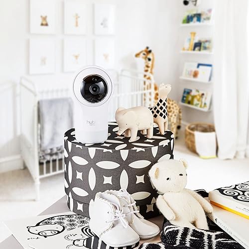 Miniatura 14 de Hubble Conectado Nursery Pal Glow Smart Connected, monitor de bebé habilitado para Wi-Fi, vista desde teléfono inteligente compatible