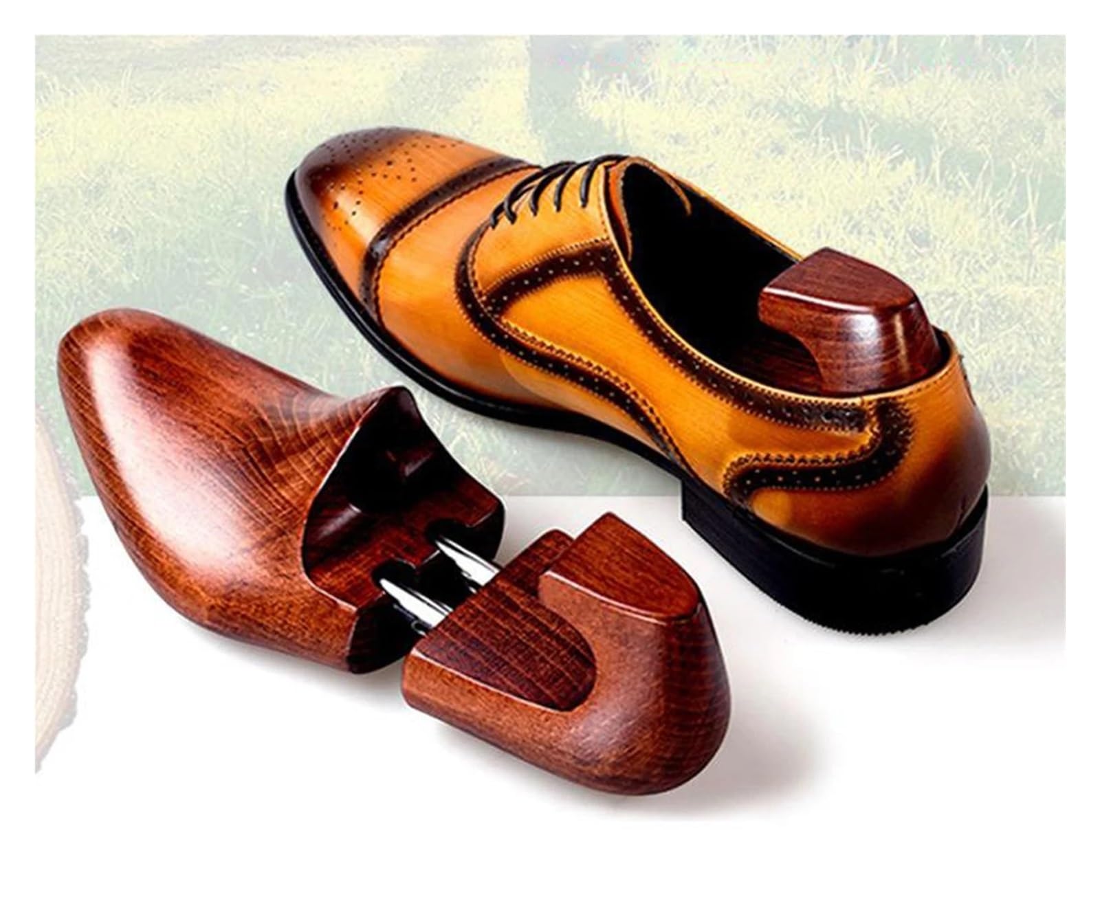 1 par de Botas, Zapatos de árbol, camillas Unisex, Moldeador de Ancho de Madera, Extensor alargador Adecuado para Botas O Zapatillas De Deporte(Size 45-46)