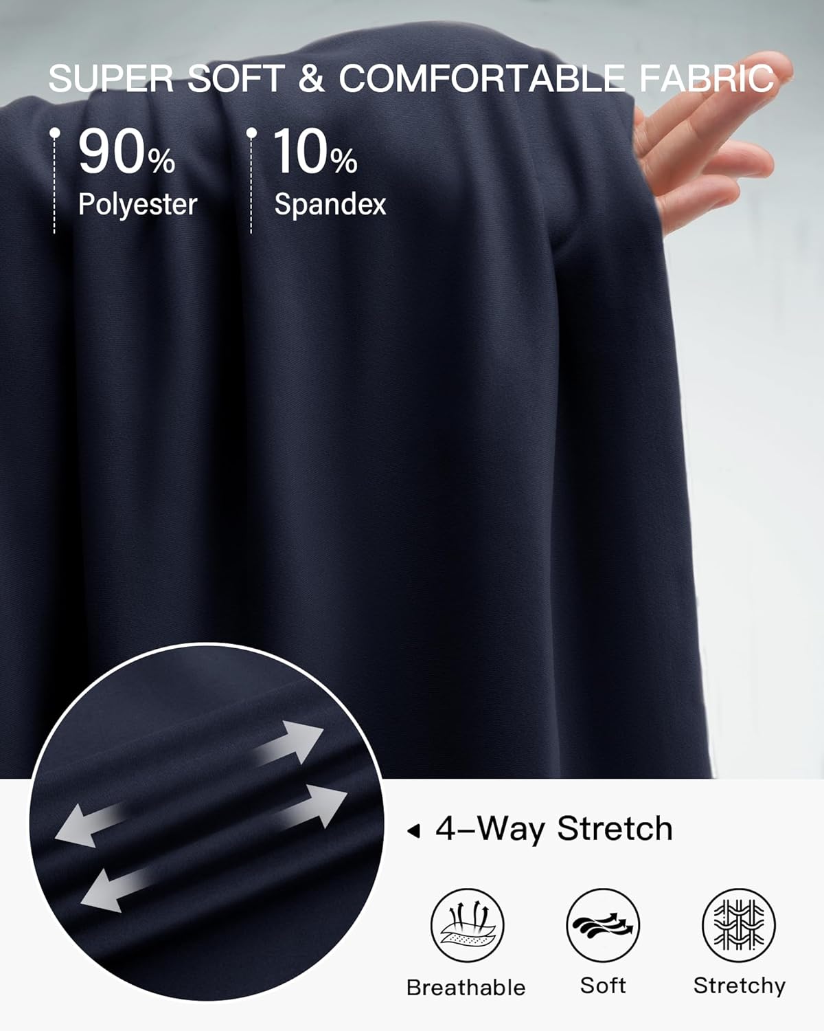 Stelle Wide Leg Yoga Pants for Women High Waisted Super Comfy Buttery Soft Lounge Pants with Pockets 26/28/30 Inseam