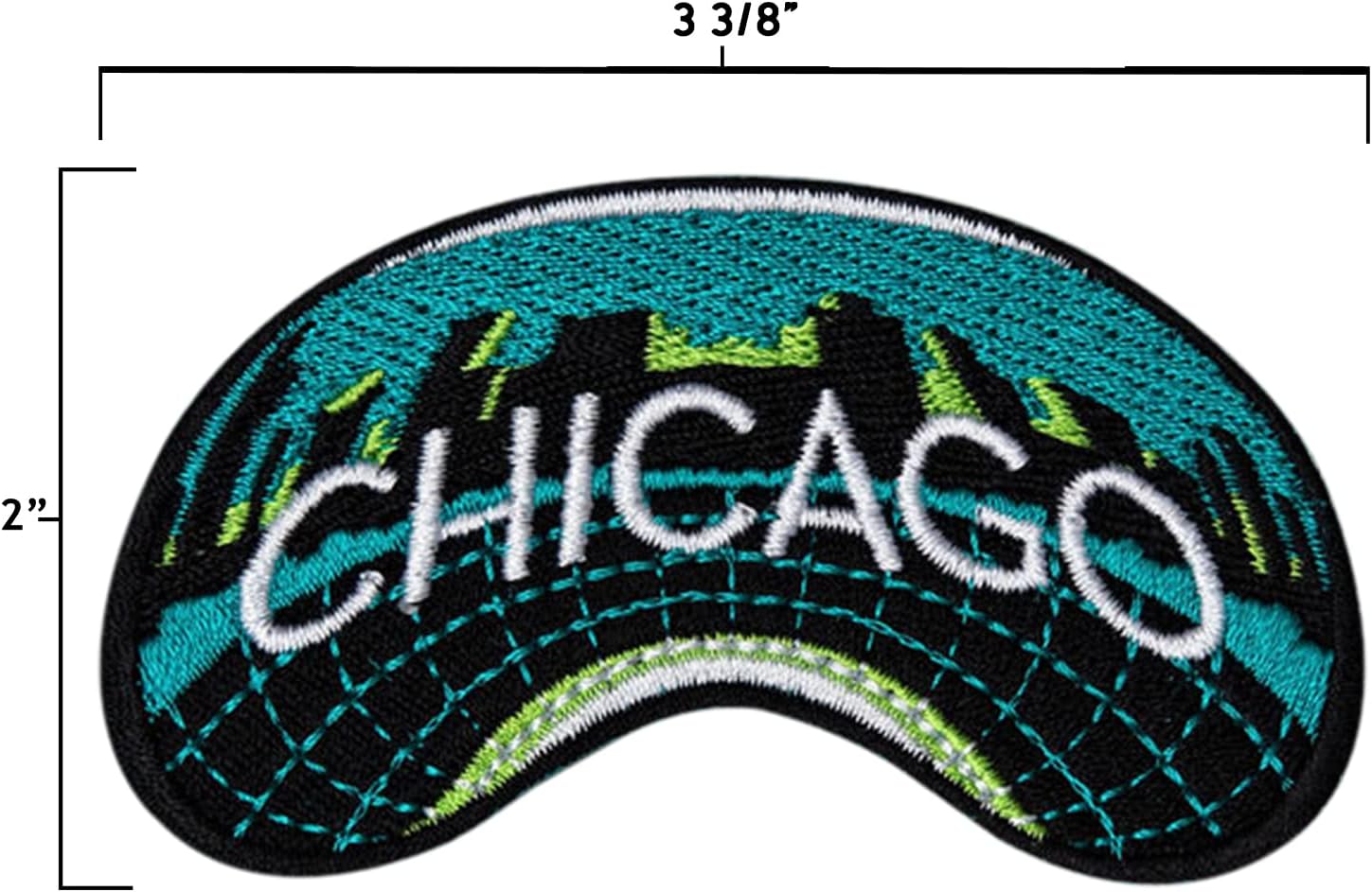 Chicago Bundle - Travel Patch and Vinyl Sticker image 2