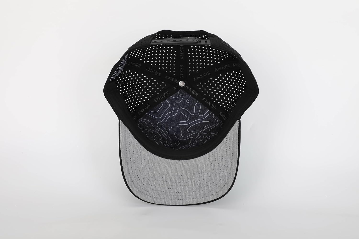 ANKOR Performance Hat - Water Resistant UPF 50 Lightweight Men’s Baseball Cap | Men’s Hat for Workout, Outdoor, Beach, Sports (Black Camo) - Image 6