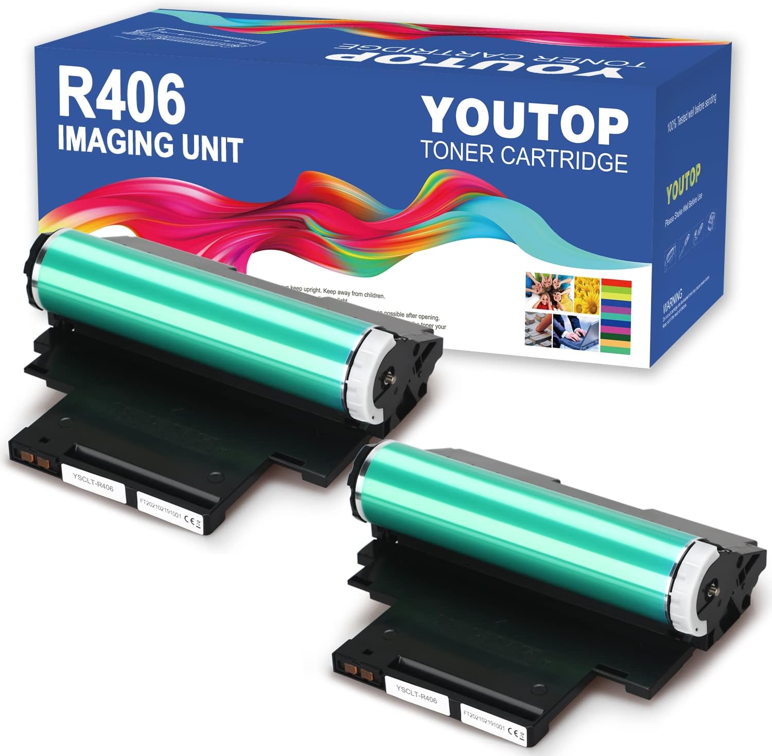 YOUTOP Remanufactured 2PK CLT-R404 CLT-R406 Imaging Unit Replacement for Samsung CLT-R406 CLP-360 365 365W 368 CLX 3300 3305 3305FN 3305FW 3305W C410W C430W C460FW C460W : Office Products