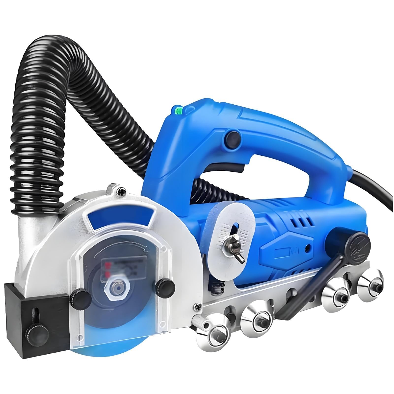 Máquina De Limpieza De Juntas De Azulejos De 1200 W, 9000 RPM, Herramienta De Ranurado De Espacios De Azulejos con Bolsa For El Polvo, Limpiador Eléctrico Doméstico For Paredes De Pisos