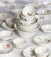 Vista 17 de Lenox Butterfly Meadow 817046 - Juego de 6 platos para aperitivos, 3.05 libras