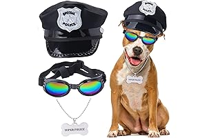 Yewong Pet Police Costume Accessory Set