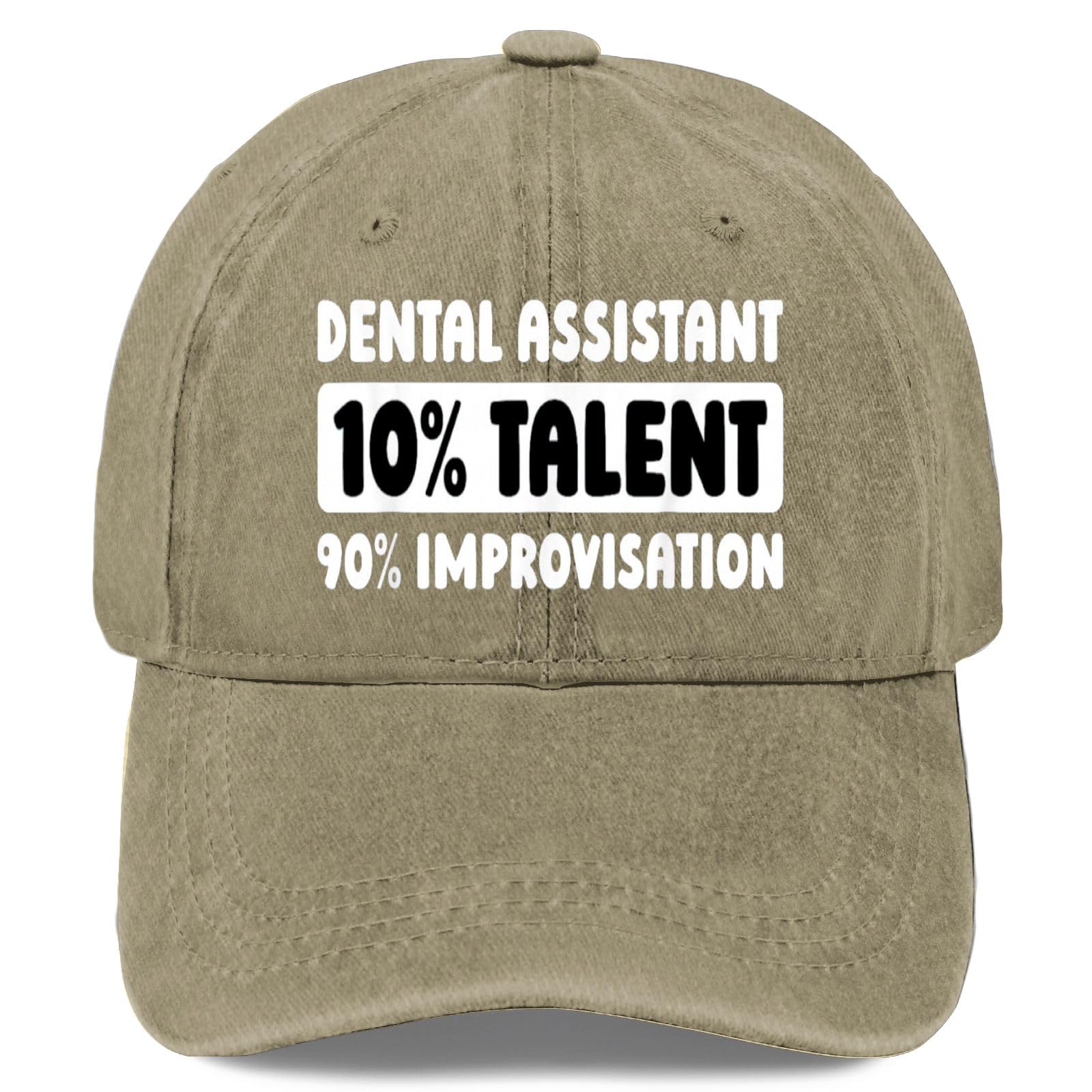 Dental Care Oral - Chairside Dental Assistant Hat for Womens Aesthetic Washed