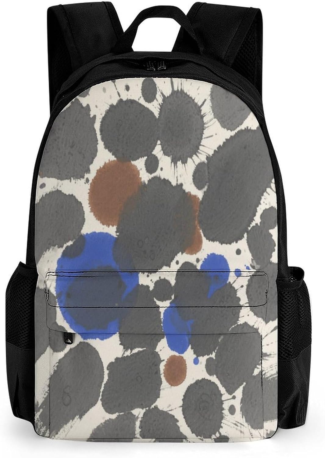 Ink Splatter Backpack Daypack Travel Backpack | Lightweight Casual Laptop Backpack for Women Men Aesthetic Travel Bag for Weekender Business Hiking Outdoor
