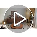66.9" Mid Century Modern TV Stand for 75 inch TV for Living Room, Walnut image 7