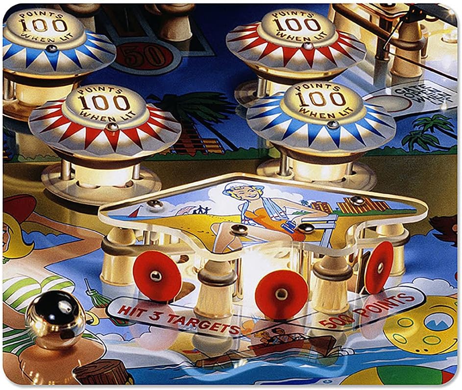 Pinball Large Mousepad Mouse Pad Great Gift Idea by MYDply