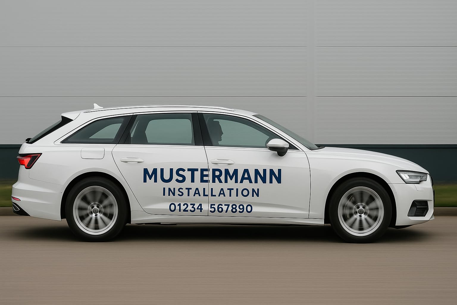 Decus Shop Adesivo Personalizzato Per Auto – Con Testo A Scelta, Ologramma, Vinile Sottile, Resistente Ai Raggi UV E Autolavaggio – Made In Germany - 3
