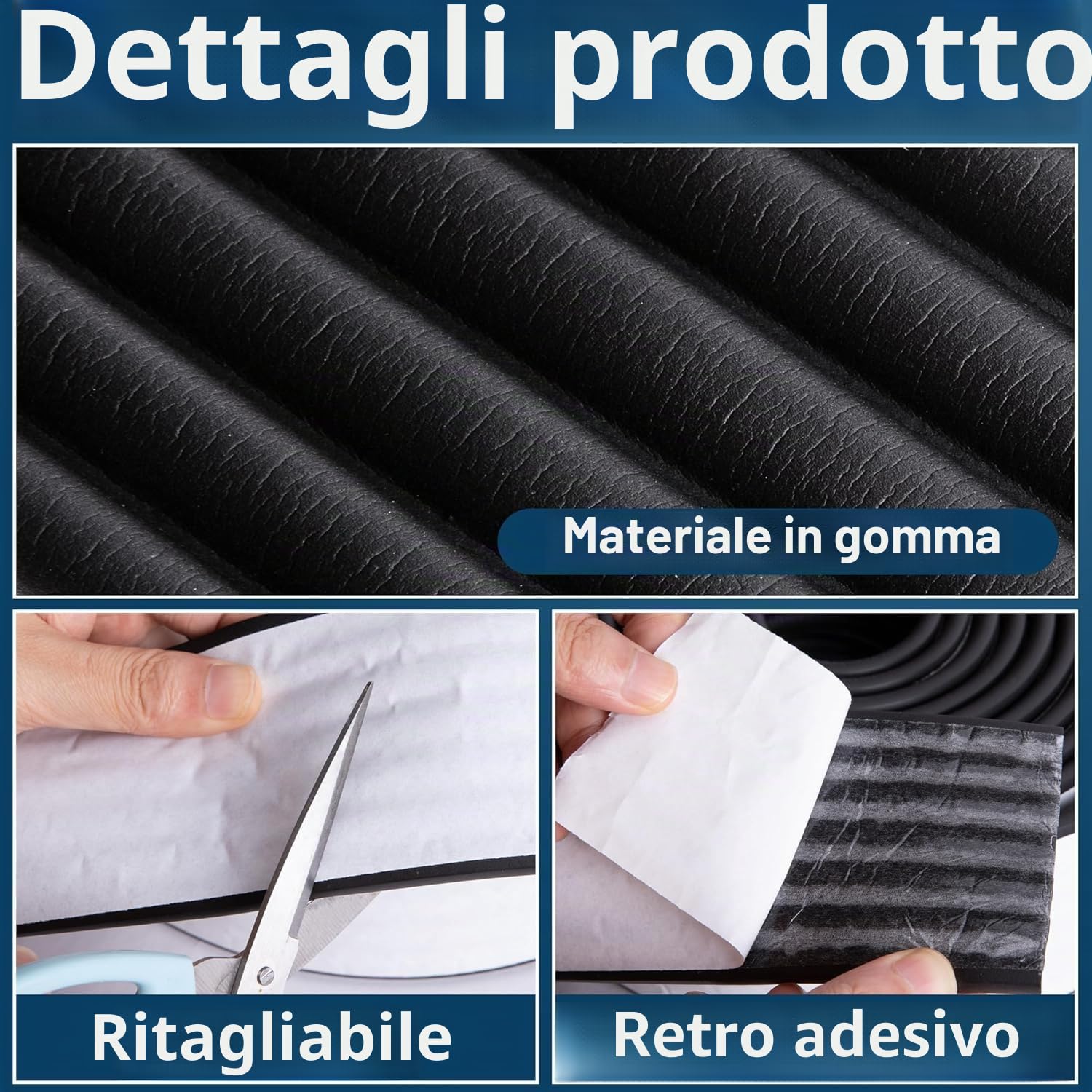 8 cm x 5 m, isolamento per tubi per esterni, isolamento, isolamento, tubi di riscaldamento, tubo di riscaldamento ad alta densità, con autoadesivo, riduzione del rumore