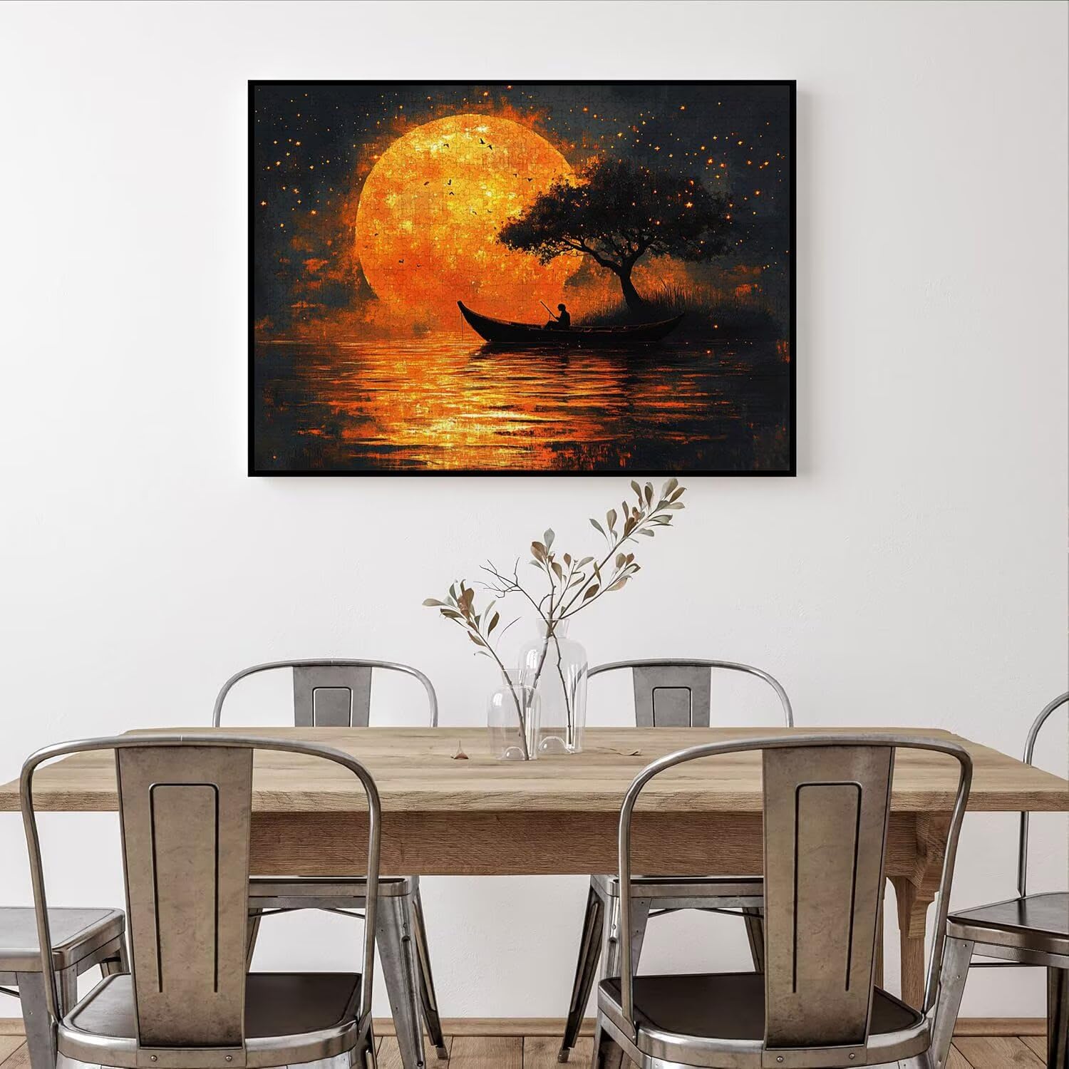 Puzzle 6000 Pezzi astratto Puzzle Classici per Gioco Familiare, n-49 | Impossibile Puzzles, Intrattenimento Creativo, Rilassamento Intelligence, Regalo per Amore e Amico, Home Decor, Sole calante